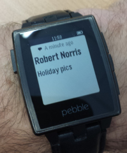 Pebble notification